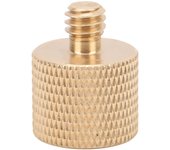 Adaptador de tornillo de latón de 14 pulgadas macho a 38 pulgadas hembra Adaptador de tornillo reductor de rosca de trípode