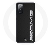 Coque pour Samsung Galaxy S20 FE Amg Logo Carbone Texture