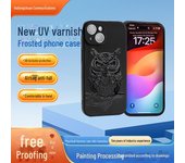 Funda blanda esmerilada con protección contra laca UV para iPhone 15 Apple 11promax