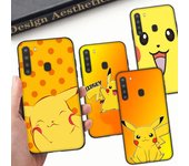 PK16 Pikachu funda negra para OPPO Reno 8 6 5 4 Pro Plus Find X3 A17 A3 A31 A38 A40 A53 A54 A55 A74 A76 A78 A77 A80 A94 A95 A96 Lite OPPO F15 ciervo