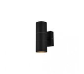 Lámpara de pared Up Down Leto de zinc One Size negro