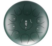 Mini tambor de lengüeta de acero de 12 pulgadas y 11 tonos, con baquetas, instrumentos musicales de percusión. azul marino