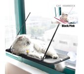 Hamaca para gatos, cama con ventana, percha para ventana para gatos, asiento soleado para gatitos en reposo, cama para mascotas montada, camas para cuna para gatitos, estantes para gatos reforzados con seguridad