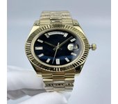Reloj automático de 41 mm, cristal de zafiro, correa de acero inoxidable, movimiento 2813, relojes de moda para hombres