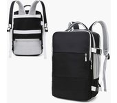Mochila multifunción de viaje de gran capacidad para mujer, impermeable, con compartimento para guardar zapatos, mochila de viaje multicapa
