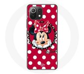 Coque pour Xiaomi Mi 11 Lite Minnie Mouse Dessin animé Rouge