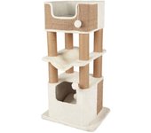 Trixie Rascador para gatos LUCANO - 110 cm - Blanco/Taupe