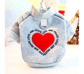Sudadera con capucha bordada de cuello alto para mascotas, suéter de princesa para gato de otoño e invierno, suéter de cuello redondo con tracción para perros pequeños, osito de peluche para mascotas XS