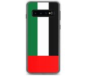 Coque Téléphone - Samsung - Galaxy S21 Plus - Drapeau Émirats Arabes Unis - Souple - Multicolore