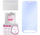 apgo Ultra-Clear 9H Hybrid protective glass compatible with Samsung Galaxy Xcover 4, flexible nano glass, great replacement for tempered glass, scratc