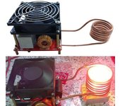 Kit de placa de calentamiento por inducción Zvs de 1000w, calentador eléctrico, tubo de bobina de cocina de inducción, encendido del calentador DIY