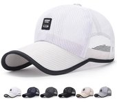 Verano exterior de larga distancia sombrilla sombrero de malla mujeres protector solar gorra de béisbol para hombres Golf pesca sombreros Panamá Snapback sombrero visera sombreros 55-60cm gris oscuro