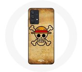 Coque Maniacase pour Samsung Galaxy A32 4G One Piece Manga Tete de Mort