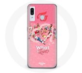 Coque pour Samsung Galaxy A20e TWICE Logo Rouge Affiche What Is Love