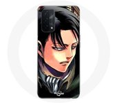 Coque pour Oppo A74 5G Attaque des Titans Levi Ackerman Anime Poster