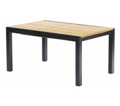 Table de jardin Bali T 6 / 10 Teck Noir Wilsa Garden