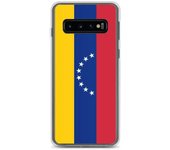 Coque Téléphone - Samsung - Galaxy S21 Ultra - Drapeau Venezuela - Souple - Multicolore