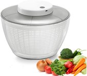 Centrifugadora de ensaladas eléctrica Leeseph, secado rápido de verduras, secadora de verduras de cocina y secadora de ensaladas para verduras, fideos y frutas.