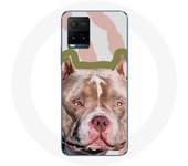 Coque pour Vivo Y21s 2021 / Y21 2021 Chien de Pitbull marron
