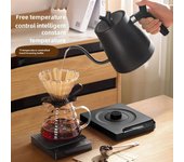 Hervidor eléctrico inteligente para preparar café y té a mano con temperatura controlada 1000ML