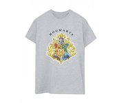Harry Potter Womens/Ladies Hogwarts School Emblem Cotton Boyfriend T-Shirt S blanco