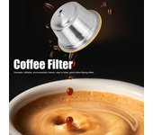 Cápsula de filtro de café para Dolce Gusto, cápsula de café de acero inoxidable, reutilizable y rellenable, para cafetera Dolce Gusto.
