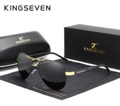 Marca KINGSEVEN 2019, gafas para hombre, gafas de sol polarizadas para conducir, gafas de moda de aluminio para hombres y mujeres M