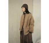 Johnature Lavado de ropa de algodón de lino de estilo chino para mujer, ropa de algodón Vintage con personalidad de primavera One Size café claro