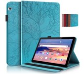 Árbol 3D en relieve para Huawei Mediapad Media Pad T5 10 funda con tapa y soporte para tableta Huawei Mediapad Media Pad T5 T 5 10 .1 MediaPad T5 10.1inch