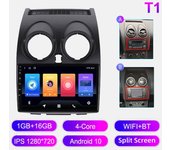Radio Android para coche Nissan Qashqai J10 2007-2013, reproductor multimedia, unidad principal, estéreo, navegación GPS, Bluetooth, WIFI, 1+16 GB 1+16GB,A