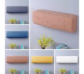 1 funda de tela elástica para aire acondicionado, protector de pared para aire acondicionado, cubierta antipolvo para ventilador yellow small for 86cm