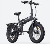 Bicicleta eléctrica plegable Ridstar H20 con motor de 1000 W, batería de 48 V y 15 Ah, neumáticos de 20 x 4 pulgadas, batería desmontable. 1000W48V15AH