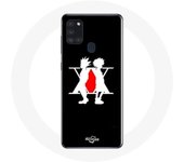 Coque Samsung Galaxy A21S Hunter x Hunter Manga Logo Noir
