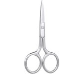 Tijera recortadora de barba de acero inoxidable para peluquero, uso doméstico, tamaño Mini, cortadora de barba, Eyebr