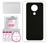 apgo Protective Skin Sticker for the back compatible with Nokia 3.4, Wrap Film, Foil, Vinyl - Pattern Matrix