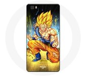 Coque pour Huawei P8 Lite Son goku dragon ball corps enervé
