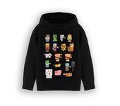 Minecraft Sudadera con capucha Sprites para niños/niños 7-8 Years negro