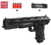 MOULD KING MOC El Águila del desierto arma SWAT modelo de pistola bloques de construcción ladrillos niños juguetes educativos DIY regalos de navidad negro