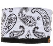 Cinta Reversible Cashmere con forro polar tipo Headband 78300 para Hombre-Mujer TU negro
