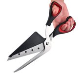 Tijeras multifuncionales para Pizza, hoja de acero inoxidable, herramientas de corte de Pizza, agarre ergonómico, tijeras desmontables para cocina