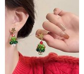 Serie navideña ~ Pendientes de árbol de Navidad atmosféricos 2023 Nuevos pendientes de estrella premium populares Pendientes Pendientes Pendientes