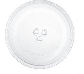 Placa giratoria de vidrio para microondas, bandeja de cocina de repuesto de 9,6 pulgadas, accesorio para microondas pequeños