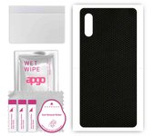 apgo Protective Skin Sticker for the back compatible with Sony Xperia Ace II SO-41B, Wrap Film, Foil, Vinyl - Pattern Matrix