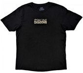Imagine Dragons Camiseta de algodón unisex con estampado de espalda mágica para adultos XXL negro
