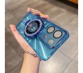 Funda con soporte para pulsera brillante para P55, A50, A70, P65, P40, P65, P55, P40, A50, A70, S24, S23 Plus, RS4, funda suave con soporte For itel P40 color rosa