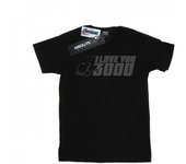 Marvel Camiseta con casco I Love You 3000 de Avengers Endgame para hombre M blanco