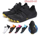 Zapatos de agua para hombres y mujeres, zapatos acuáticos de playa, sandalias de natación, drenaje, zapatos deportivos para vadear, navegación de secado rápido, pies descalzos, yoga, gimnasio, pesca, surf, zapatillas de deporte 36 negro