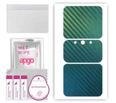 apgo Protective Skin Sticker for the back compatible with Lenovo Legion 2 Pro, Wrap Film, Foil, Vinyl - Pattern Carbon Chameleon CAKA1