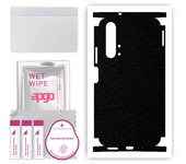 apgo Protective Skin Sticker for the back+sides compatible with Honor 20 Pro, Full Wrap Film, Foil, Vinyl - Pattern Matte Black