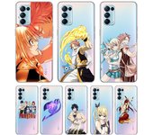 Anime Manga Fairy Tail Para OPPO Reno7 SE 6 5 Z F 4G 5G Find X2 X3 Neo Lite Pro Plus Funda de Teléfono Blanda Transparente Coque OPPO Reno5 F 4G